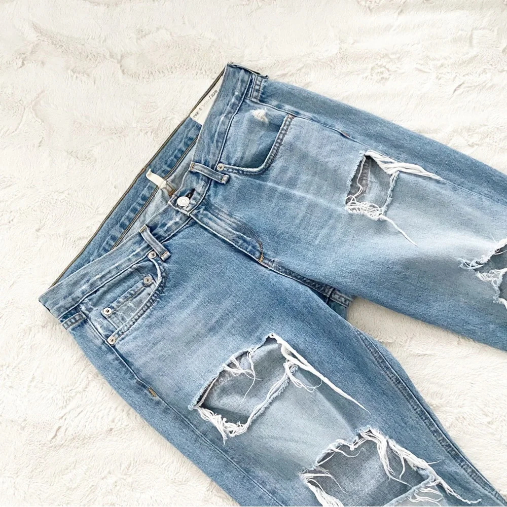 rag & bone • destroyed boyfriend jeans | 28 - Picture 5 of 16